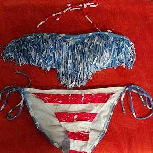 Red white a blue bikini